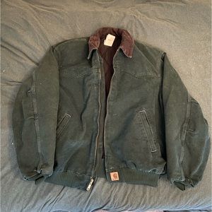 Carhartt Dark Forest Green Warm Coat